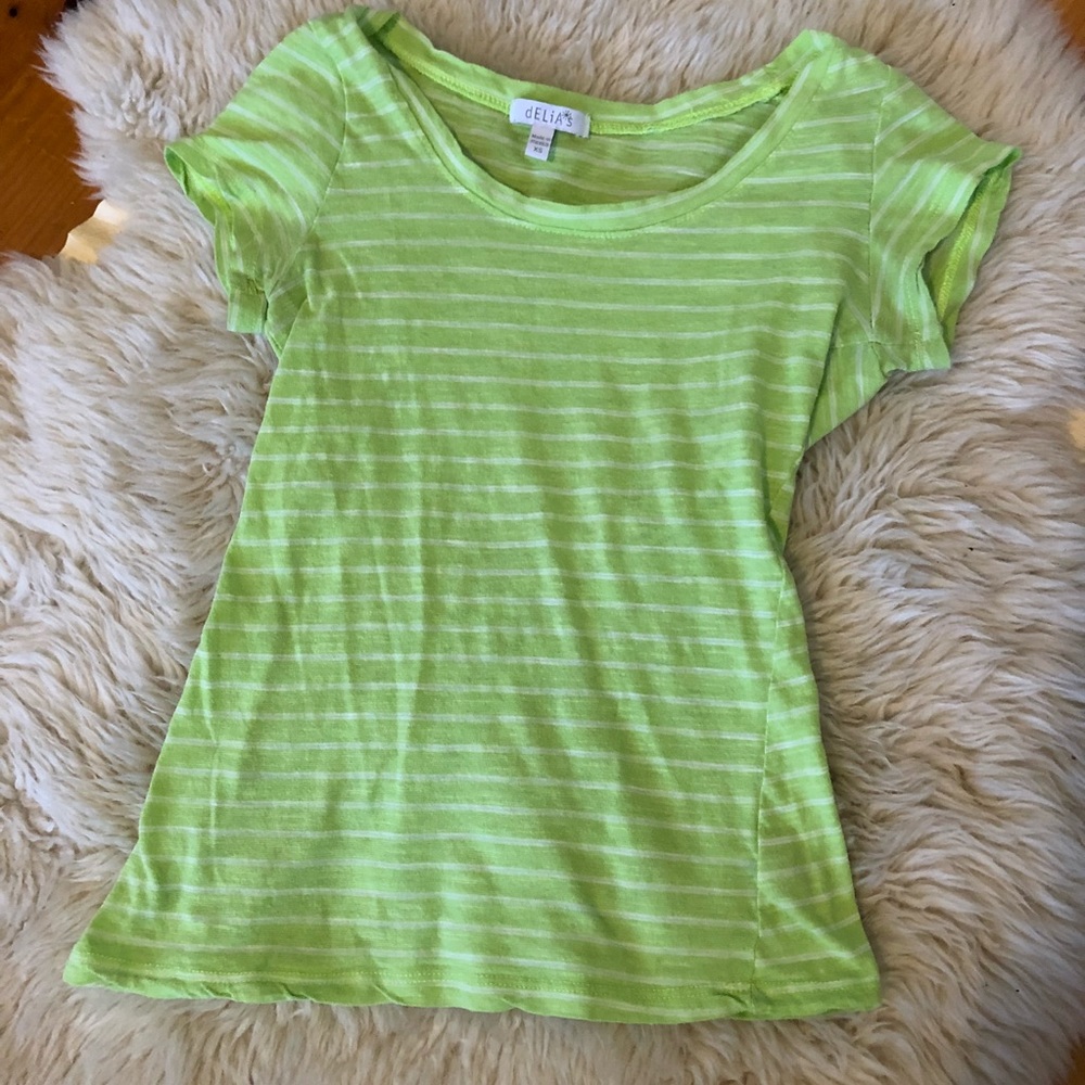 Delia’s fitted striped tee